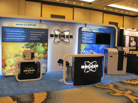 Photo of Bruker's booth at the Winter Conference on Plasma Spectrochemistry (Amelia Island, Florida, January 6  11, 2014) 