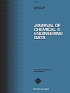 Journal of Chemical and Engineering Data | EVISA's Journals Database